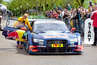 DTM Fahrzeug beim Fernsehgarten