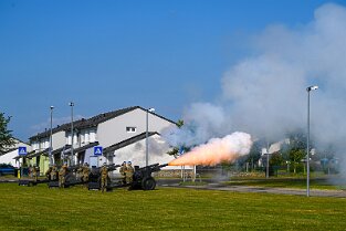CoC_ 160 56th Artillery Command Change of Command Ceremony. Führungswechesle von Major General Andrew C. Gainey zu Major General John L. Rafferty, Jr.. Zeremonie auf dem...