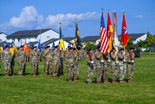 CoC_ 176 56th Artillery Command Change of Command Ceremony. Führungswechesle von Major General Andrew C. Gainey zu Major General John L. Rafferty, Jr.. Zeremonie auf dem...