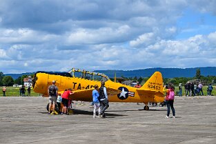 LB_ 159 Feierlichkeiten zu 75 Jahre Luftbrücke auf dem Flughafen Erbenheim (Clay Kaserne). Bild: Viel zu Entdecken.