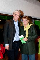 Jochen Partsch und Daniela Wagner Oberbürgermeister Jochen Partsch seiner Ehefrau, der frischgewählten Landesvorsitzende Daniela Wagner Landesmitgliederversammlung Bündnis 90 / Die Grünen Hessen...