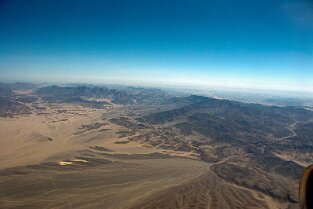 Ägyptische Wüste mit Gebirgsformation Ägyptische Wüste mit Gebirgsformation