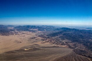Ägyptische Wüste mit Gebirgsformation Ägyptische Wüste mit Gebirgsformation