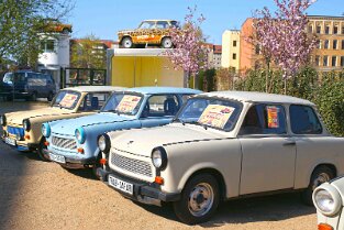Berliner Mietstation der Trabi Safari