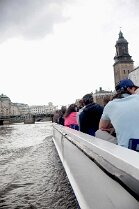 Paddan-Bootstour Impressionen der Stadt mit Paddan-Bootstour durch Göteborg Christinenkirche (Christinae kyrka; auch Deutsche Kirche, Tyska kyrkan)